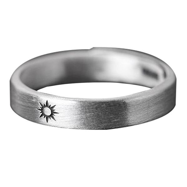 

cluster rings s925 silver ring girlfriend male couple female, Golden;silver