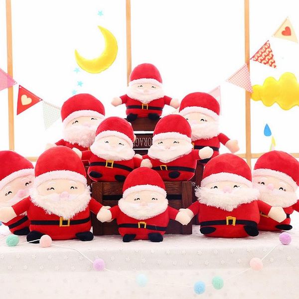 

party masks 2021 happy year christmas toys stuffed toy santa claus doll eve gift for kids lover