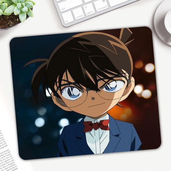 

mouse pads & wrist rests detective conan case closed gaming mousepad natural rubber gamer mat pad game computer desk mousepads