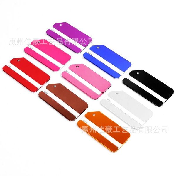 

aluminum alloy luggage boarding pass is a kind of business gift for luggage, elevator and dog tag
