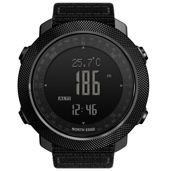 

wristwatches men's sport digital watch hours running swimming military army watches altimeter barometer compass waterproof 50m, Slivery;brown