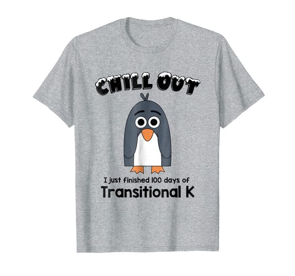 

100th day school t shirt tk kinder teacher 100 days penguin, White;black