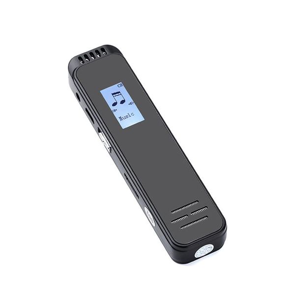 

digital voice recorder sound recording 8gb with tf card slot earphone jack speaker screen portable music player easy to use