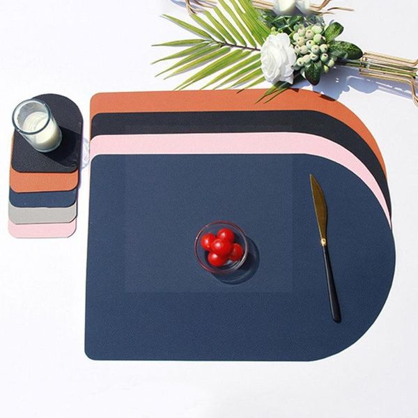 

mats & pads 1pcs placemat and durable not fade washable heat restaurant el waterproof mat insulation table non-slip fas s5l5