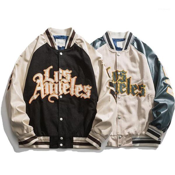 

men's jackets men couple jacket spring&autumn embroidery baseball boyfriend style hiphop street fashion casual bomber, Black;brown