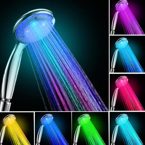 

bath accessory set shower head sturdy construction heat-resistant abs color changing detachable for home