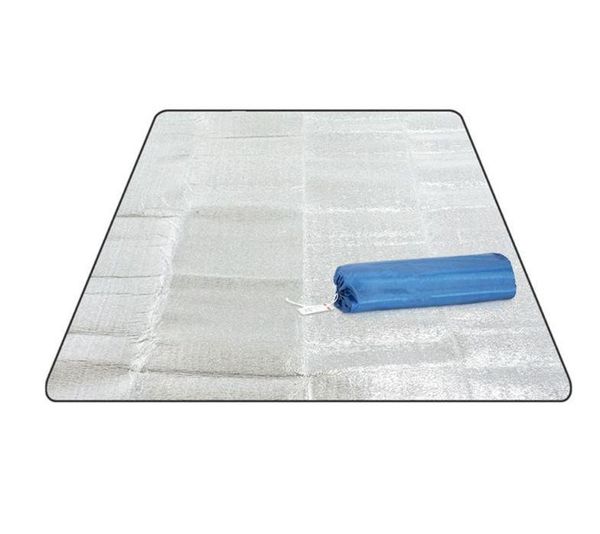 

outdoor pads camping mat tent mattress waterproof aluminum foil foldable eva picnic beach pad