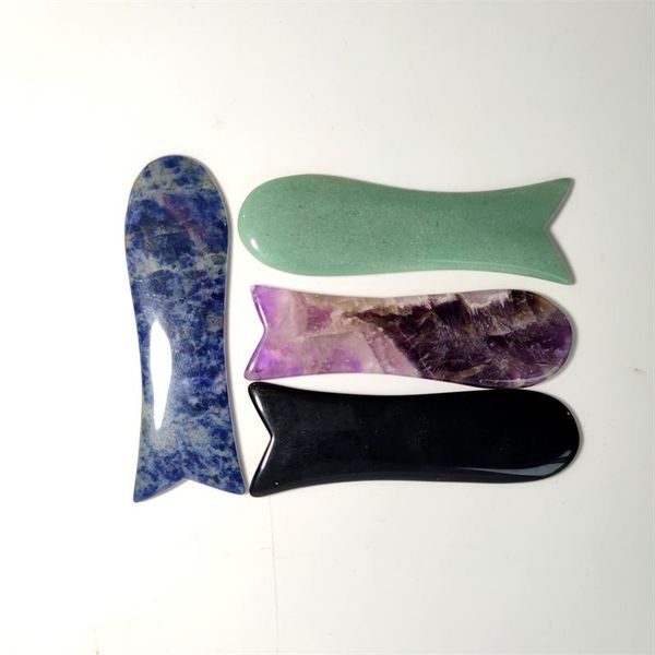

decorative objects & figurines natural crystal stone green aventurine black obsidian sodalite dream amethyst scraping plate