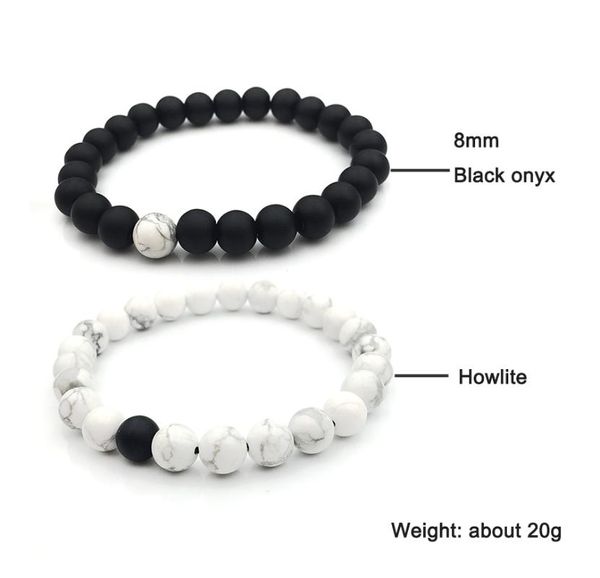 

charm bracelets couple bracelet buda for women pulseira masculina men jewelry feminina lover bileklik pulseras handmade 8mm stone 2021, Golden;silver