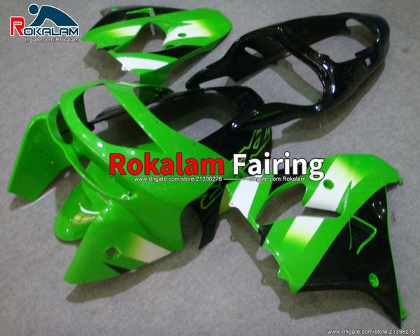 Kawasaki Ninja ZX9R için ABS Cowling ZX-9R 1998 1999 ZX 9R Motosiklet Parçaları Kapakları Kapakları Seti (Enjeksiyon Kalıplama)