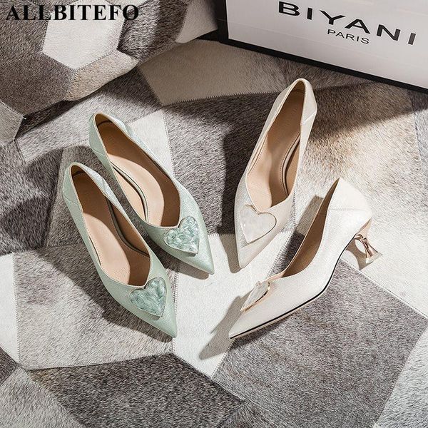 

dress shoes allbitefo crystal heel sweet wedding women high heels party thin office ladies girls, Black