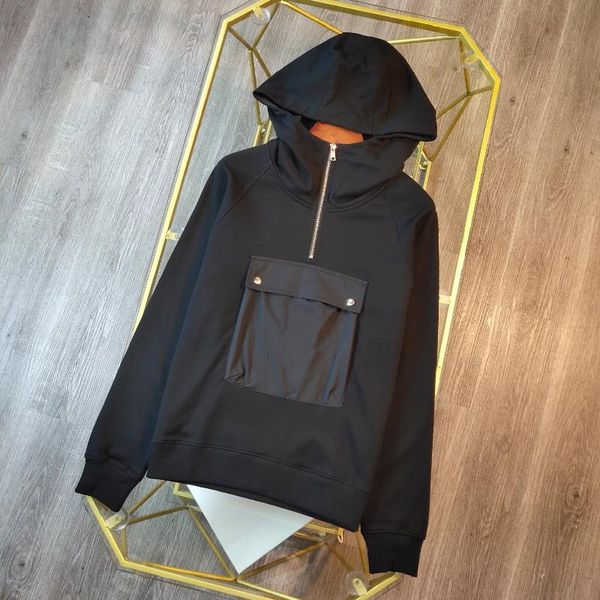 

men's hoodies & sweatshirts 2021 men's and women's autumn 3m printed zipper casual fashion hooded sweater, Black