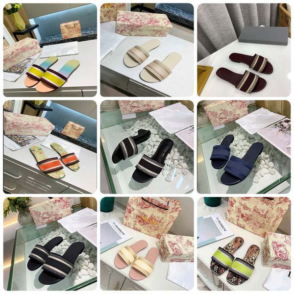 

2021 woman denim slippers falt shoe sandals beach slide slippers fashion scuffs slippers for lady by shoe02 01, White;red