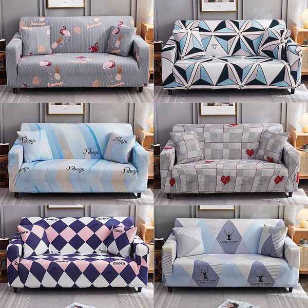 

chair covers modern stretchable elastic sofa cover for living room sectional l shape 1/2/3/4
