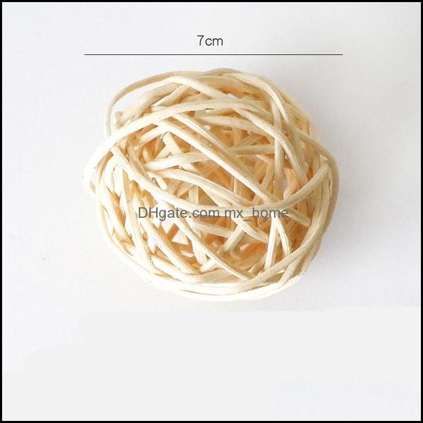 Rattan-Weidenball, rustikale Kugeln, Kugeln für handgemachte Weihnachten, Hochzeit, Zuhause, Party, DIY-Dekor, Kind, Haustier, Spielzeug, Tisch, Vasenfüller, 1255 V2 Drop De