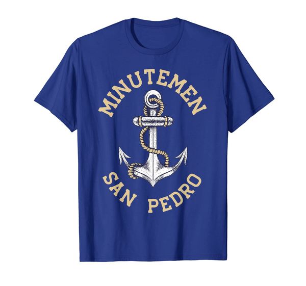 

minutemen anchor san pedro punk rock retro t shirt, White;black