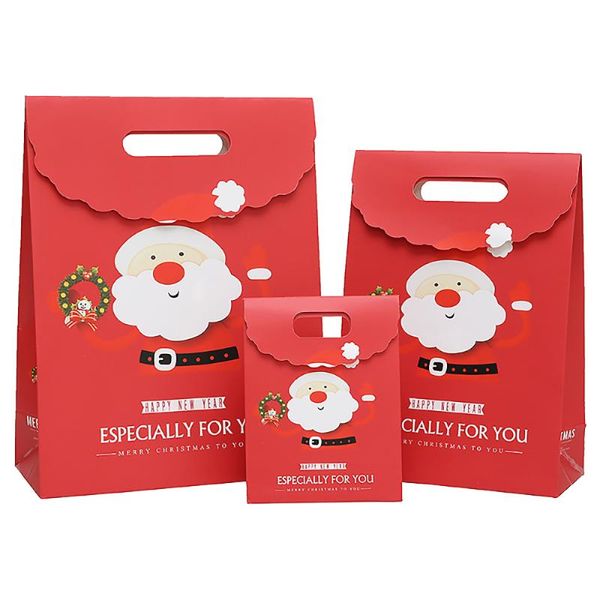 

gift wrap christmas bag paper santa claus bags packing decoration container