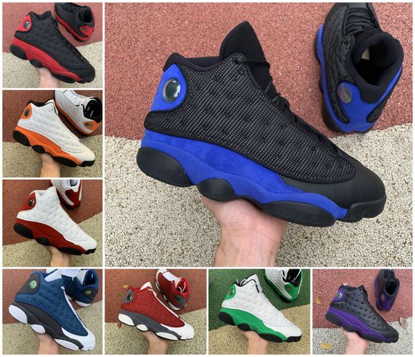 

jumpman 13 men women basketball shoes 13s gym red flint grey starfish white lucky green sneakers he got game bred chicago playground obsidia