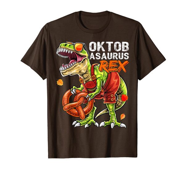 

oktoberfest dinosaur t-shirt, White;black