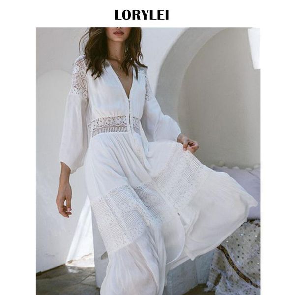 

casual dresses elegant women cotton tunic summer fashion long beach dress patchwork short sleeve front open white robe pareos q561, Black;gray