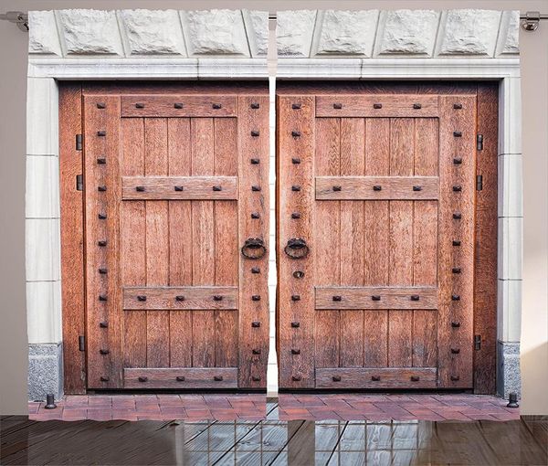 

curtain & drapes rustic curtains antique french wooden door old medieval historical entrance middle age living room bedroom window
