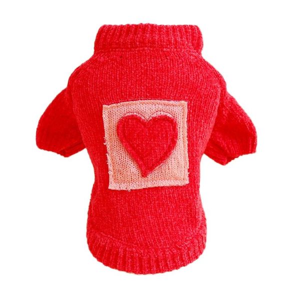 

dog apparel pet cat autumn and winter comfort square sugar love sweater teddy bear puppies clothes for pets