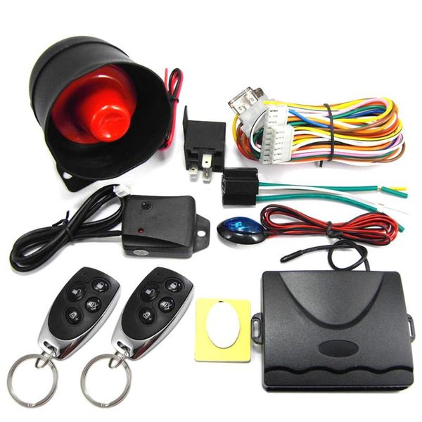 

alarm & security chadwick 802b-8172 one way car system with siren for 12v dc vehicle which has central door lock