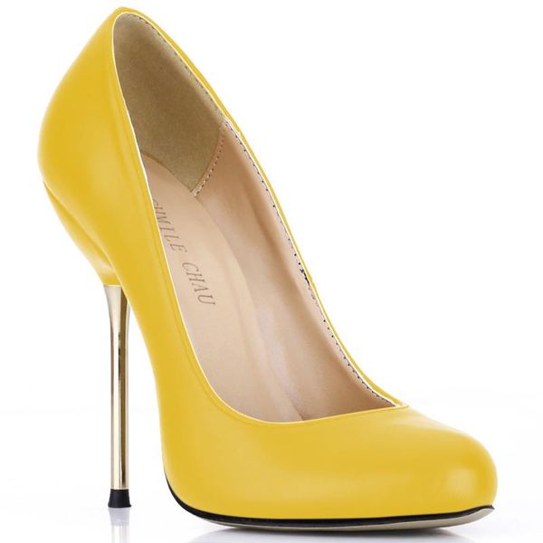 

party metal heel stiletto women pumps zapatos para mujer bombas de tacon alto de aguja vestido fiesta moda yj3845-b, Black