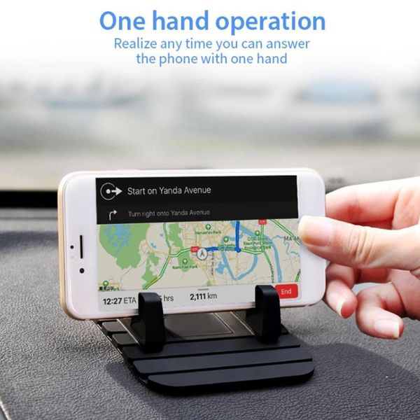 

cell phone mounts & holders universal car holder degree rotation mobile deskstand antiskid soft silicone for in
