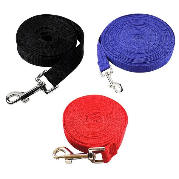 

dog collars & leashes ly pet lead leash dogs cats nylon outdoor security training harness traction rope accessories