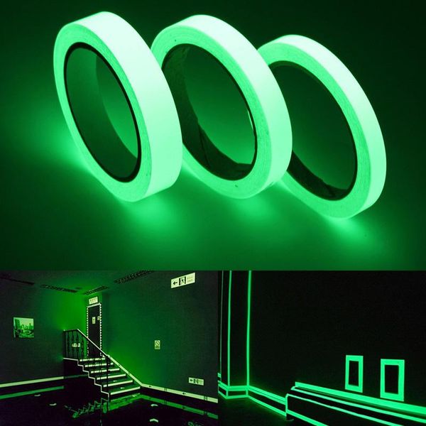 

party decoration 500cm luminous tape self-adhesive glow in the dark afety stage sticker home decor supplies emergency logo