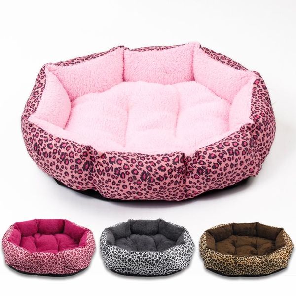 

leopard kennel teddy dog four seasons pet nests vip bed than bear dog cats house
