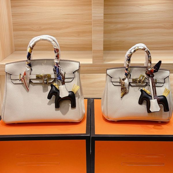 

women full cowhide leather handbag fashion tote bag goddess crosssbody back handbags silk scarf