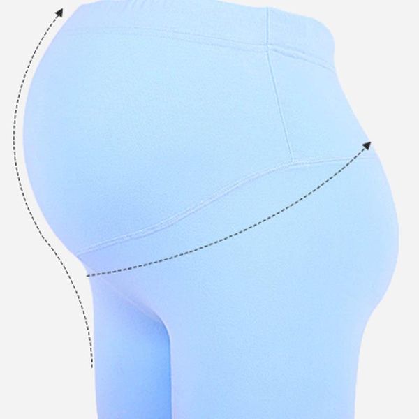 

maternity bottoms pregnant women leggings spring and autumn trousers modal pants wear 13 color big size, White