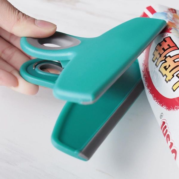 

puffed chip bag clips covered with silicone no sharp edges grade air tight seal kitchen bag clips