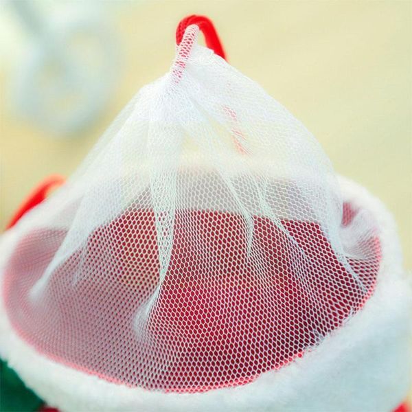 

christmas decorations stocking boots candy bag flocking dessert merry decoration gift holiday year storag f2y8