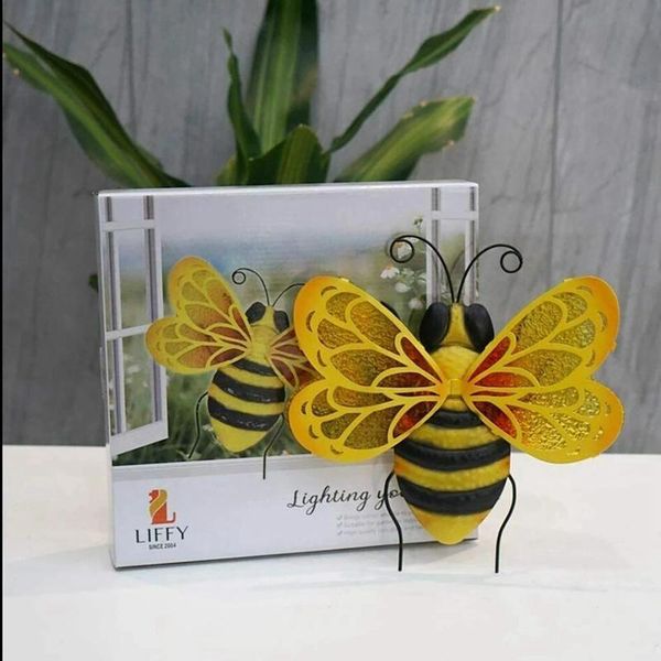 

craft tools hgho bee festival decoration garden statue countryside style outdoor wall sculptures fence ornament