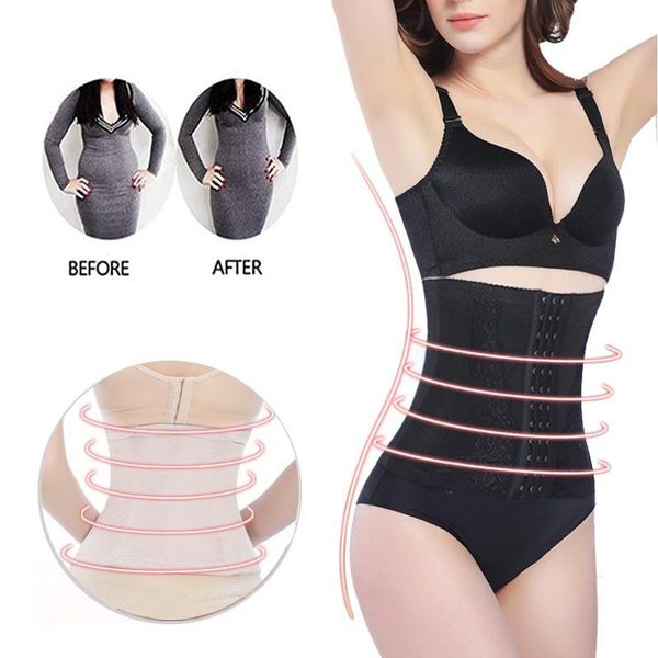 

women's shapers women waist trainer body shaper modeling strap slimming belt corset shapewear tummy control underwear, Black;white