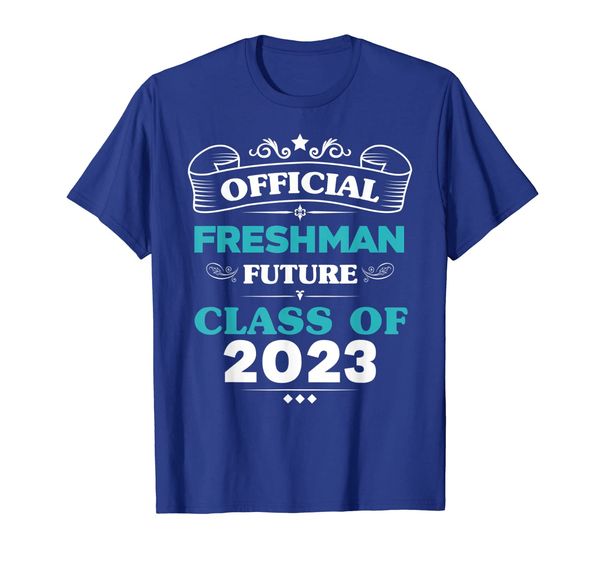 

official freshman class 2023 back to school shirt cool gift, White;black