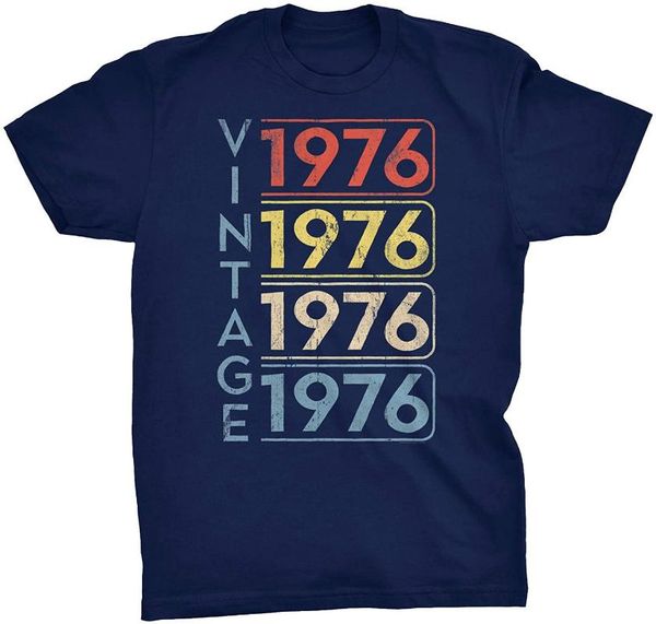 

men's t-shirts 45th birthday gift shirt - vintage 1976 retro for men, White;black