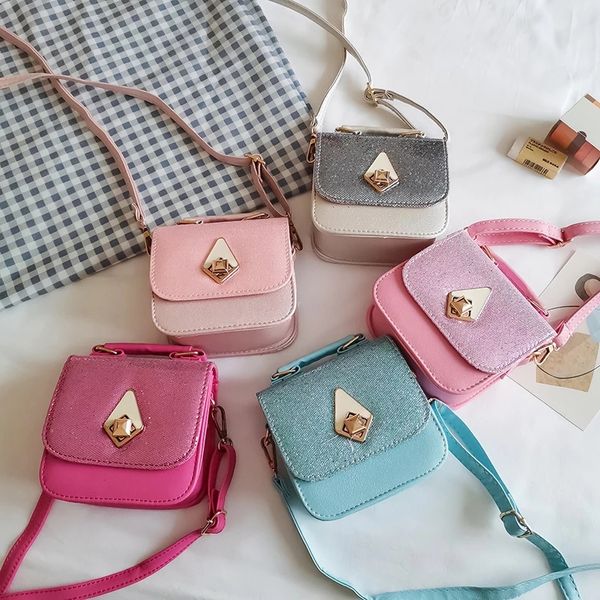 Mini borsetta per bambini 2020 Cute Candy Color Kids Piccola borsa a portafoglio per monete Neonate Princess Party Change Borse regalo per Kid