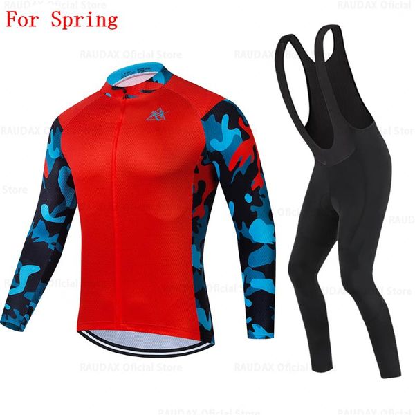 

racing sets gobikeful pro team long sleeve cycling jersey set bib pants ropa ciclismo bicycle clothing mtb bike uniform men clothes, Black;blue