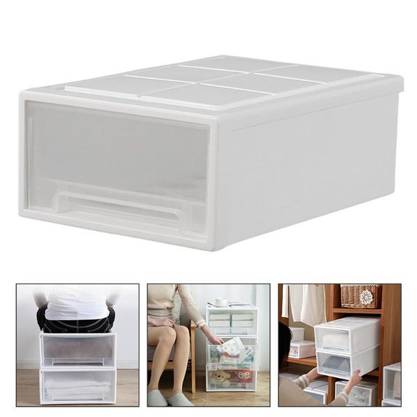 

storage drawers 1pc drawer-type clothes container stackable dust-proof organizers
