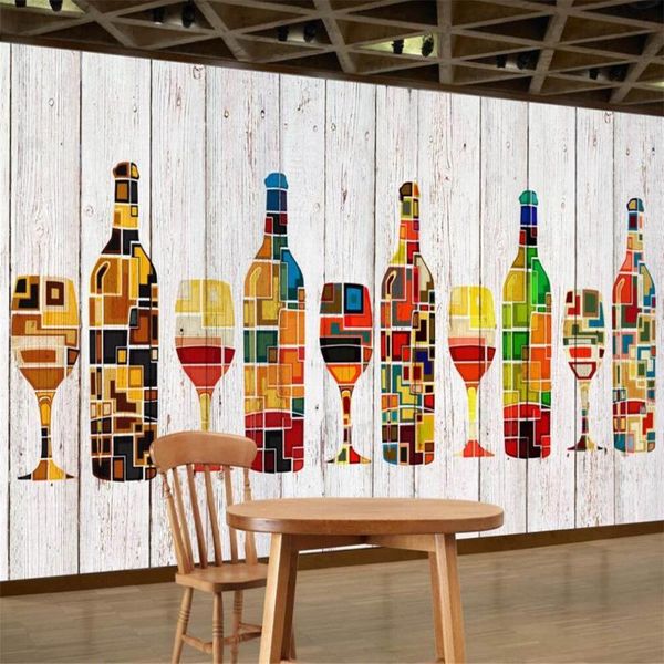

wallpapers milofi custom large 3d wallpaper mural abstract flat wine glass background wall decoration painting living room bedroom