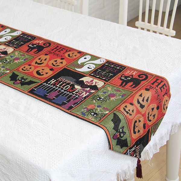 

bat pattern table runner, high-quality home decoration, beautiful and durable, easy to organize