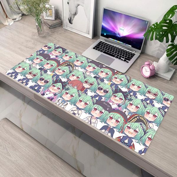 

mouse pads & wrist rests gaming mat hololive deskpad table pad for computer pc gamer cabinet anime mousepad xxl diy kawaii accessories