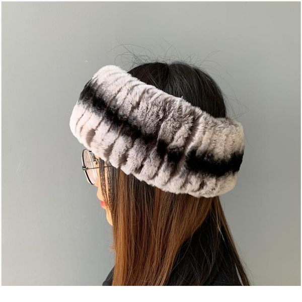 

women real rex rabbit fur handmade good elastic real rex rabbit fur headband scarf winter warm lady real fur ring jllbqk