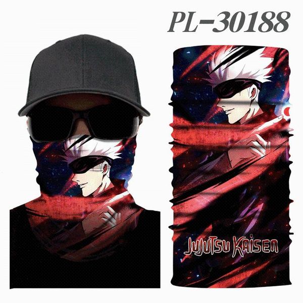 

other event & party supplies anime jujustu kaisen cycling scarf fishing bandana headband hiking outdoor sport neck face mask