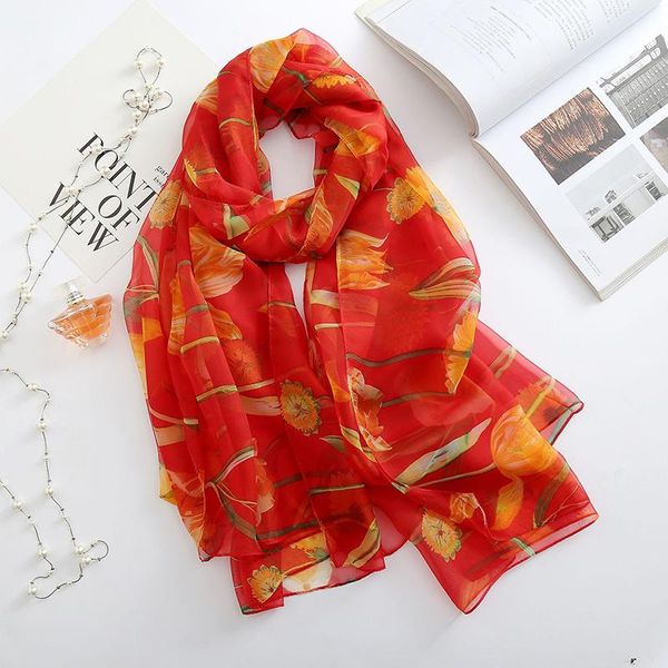 

scarves luxury digital print red plaid foulard female slik scarf women plus size 180*140cm shawl holiday wraps pashmina w1106, Blue;gray