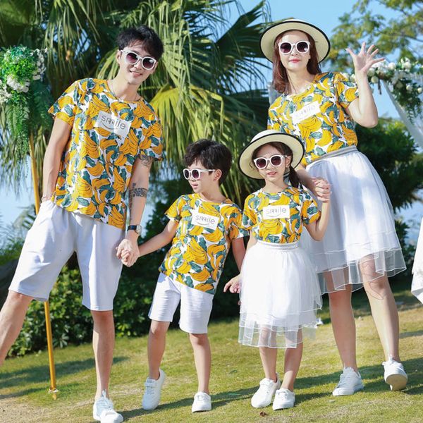 

suit, seaside beach sanya parent-child summer holiday tour, mother daughter mh skirt, three mouth suit, Blue